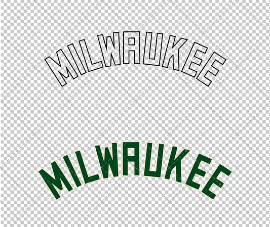 Milwaukee Bucks Jersey 2015 003, Svg, Dxf, Eps, Png - SvgShopArt