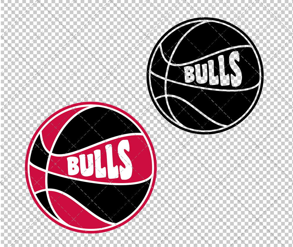 Chicago Bulls Concept 1972 004, Svg, Dxf, Eps, Png - SvgShopArt