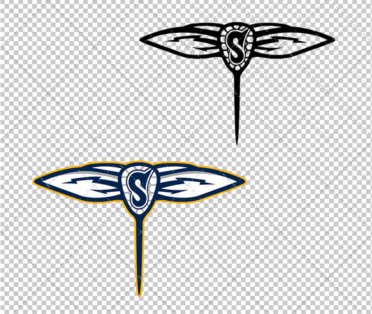 Georgia Swarm Alternate 2019 003, Svg, Dxf, Eps, Png - SvgShopArt