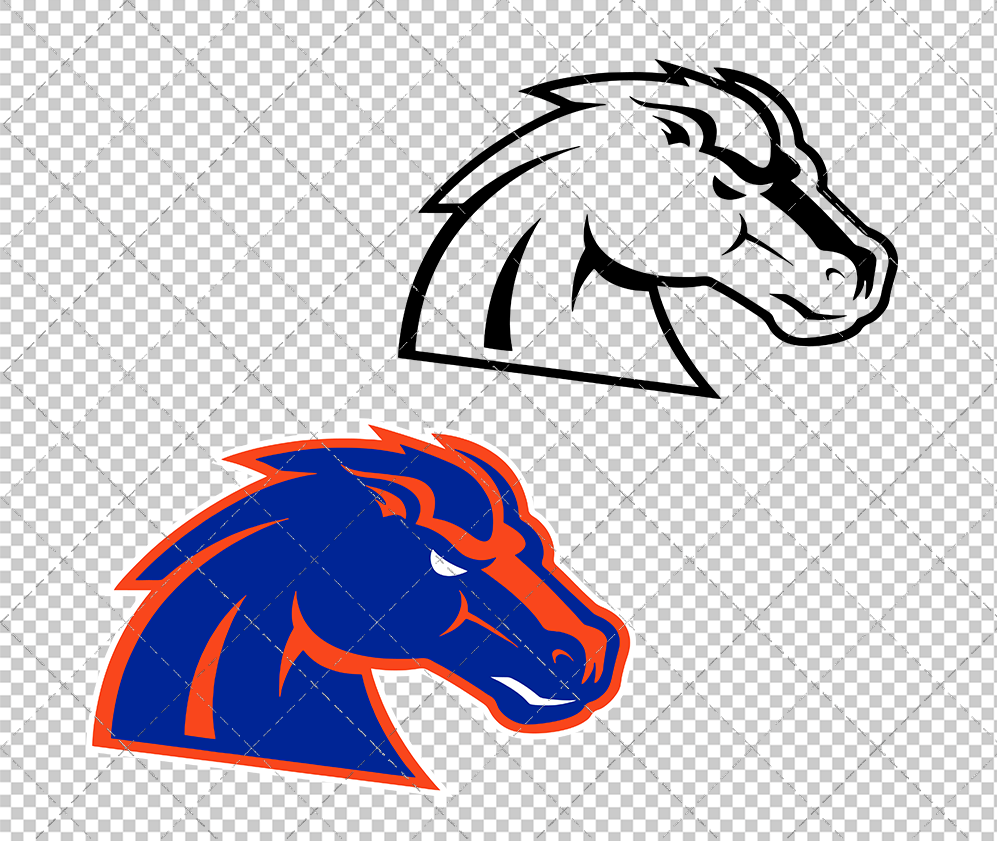 Boise State Broncos Secondary 2002 005, Svg, Dxf, Eps, Png - SvgShopArt