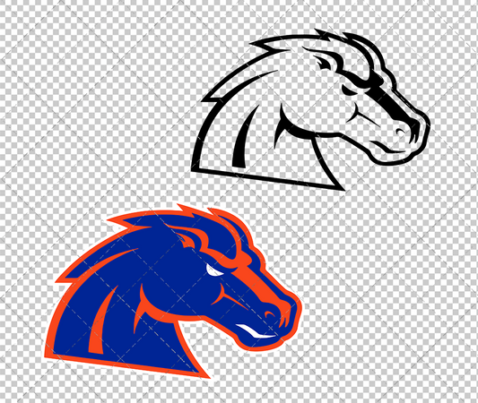Boise State Broncos Secondary 2002 005, Svg, Dxf, Eps, Png - SvgShopArt