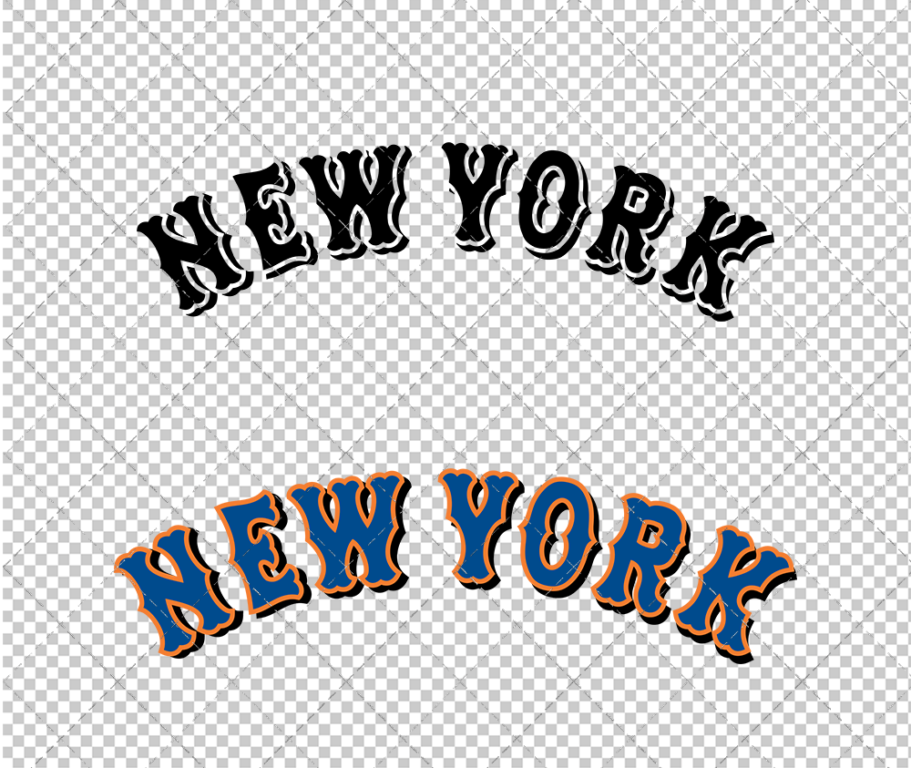 New York Mets Jersey 1998 002, Svg, Dxf, Eps, Png - SvgShopArt