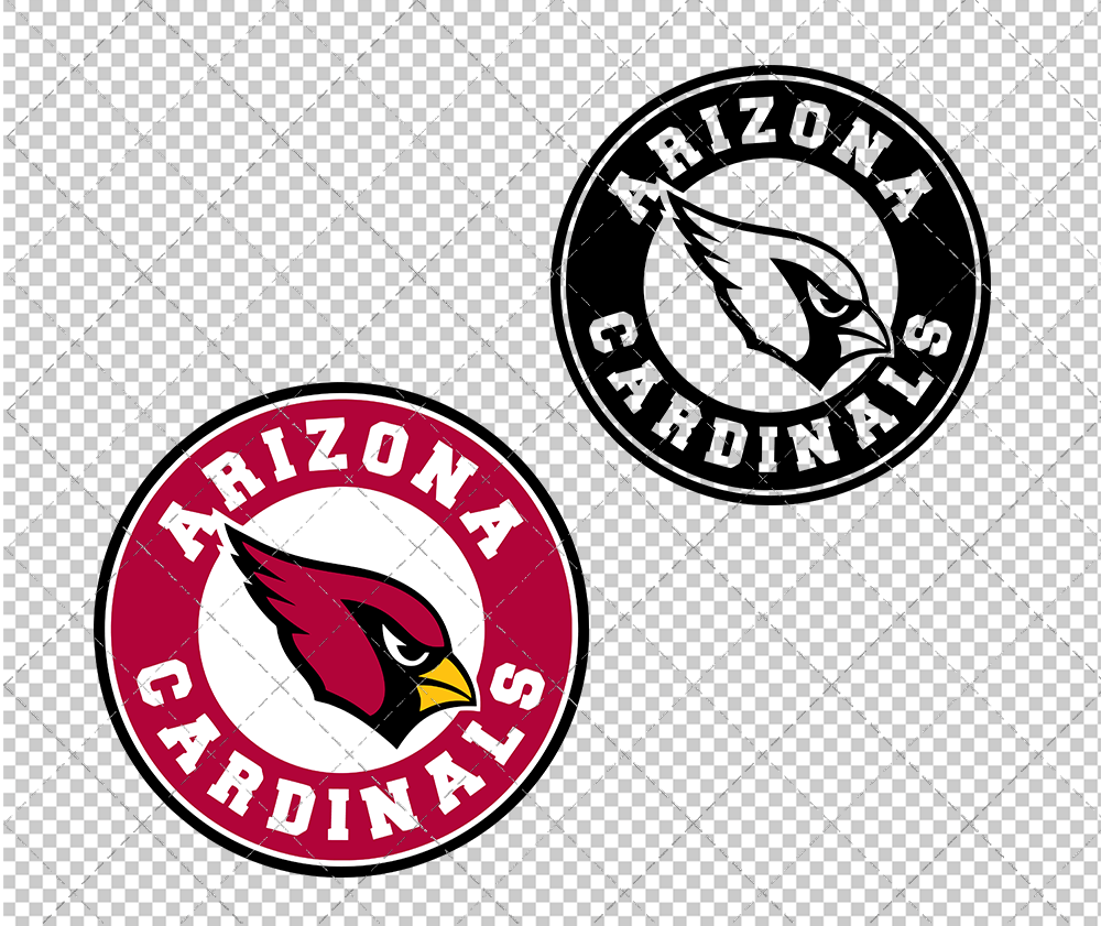 Arizona Cardinals Circle 2005 002, Svg, Dxf, Eps, Png - SvgShopArt