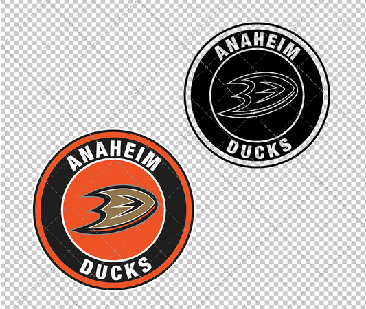 Anaheim Ducks Circle 2010 002, Svg, Dxf, Eps, Png - SvgShopArt