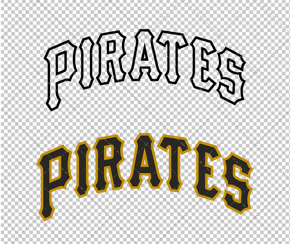 Pittsburgh Pirates Jersey 1970, Svg, Dxf, Eps, Png - SvgShopArt
