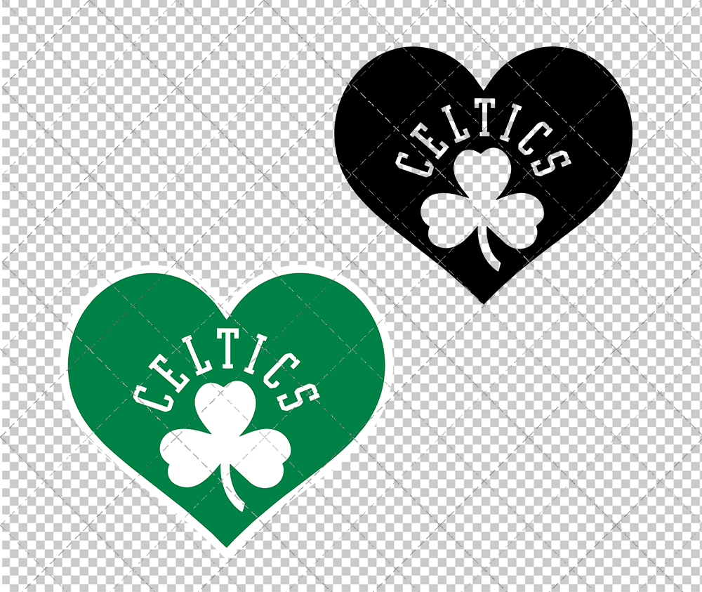 Boston Celtics Concept 1996 002, Svg, Dxf, Eps, Png - SvgShopArt