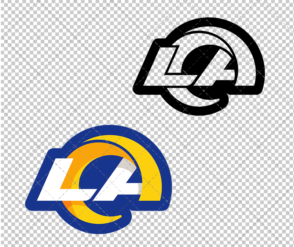 Los Angeles Rams Concept 2020 002, Svg, Dxf, Eps, Png - SvgShopArt