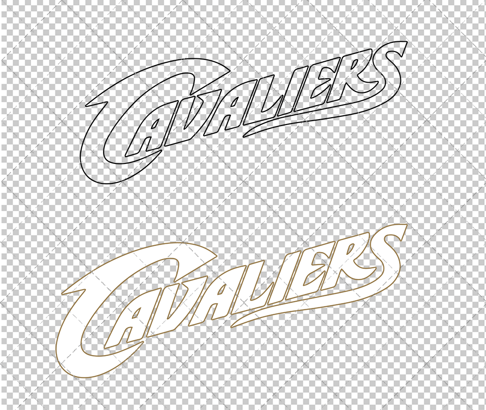 Cleveland Cavaliers Jersey 2003 004, Svg, Dxf, Eps, Png - SvgShopArt
