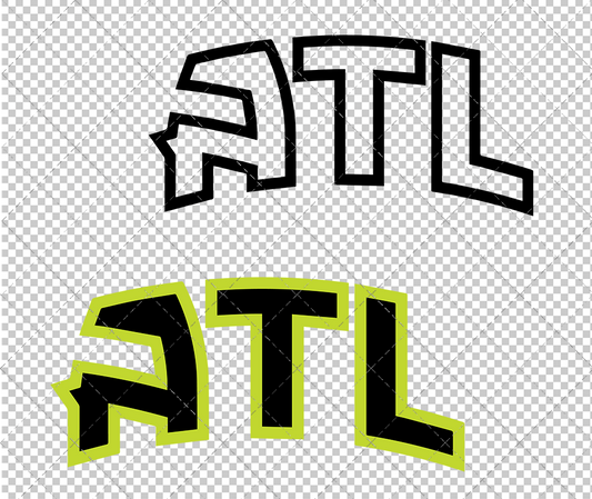 Atlanta Hawks Alternate 2015 008, Svg, Dxf, Eps, Png - SvgShopArt