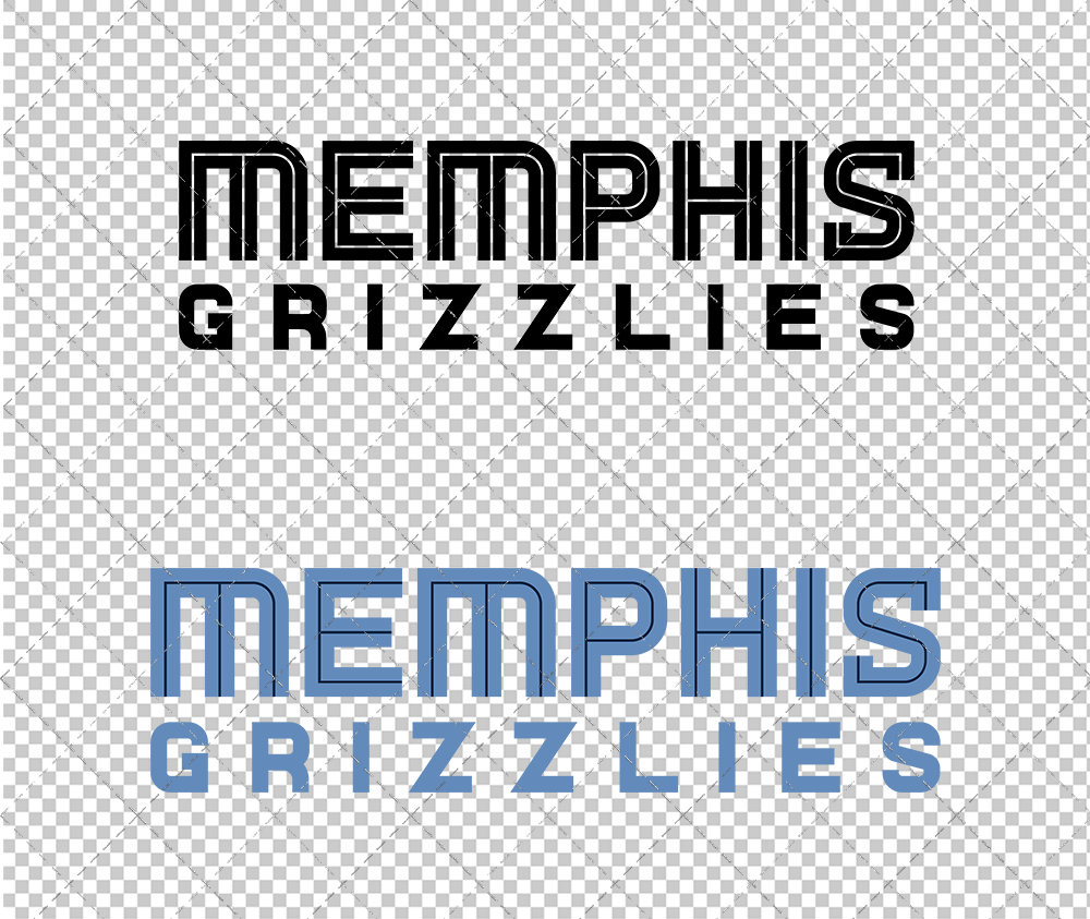 Memphis Grizzlies Wordmark 2018 002, Svg, Dxf, Eps, Png - SvgShopArt