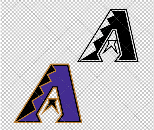 Arizona Diamondbacks Alternate 1998 004, Svg, Dxf, Eps, Png - SvgShopArt