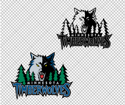 Minnesota Timberwolves 1996, Svg, Dxf, Eps, Png - SvgShopArt