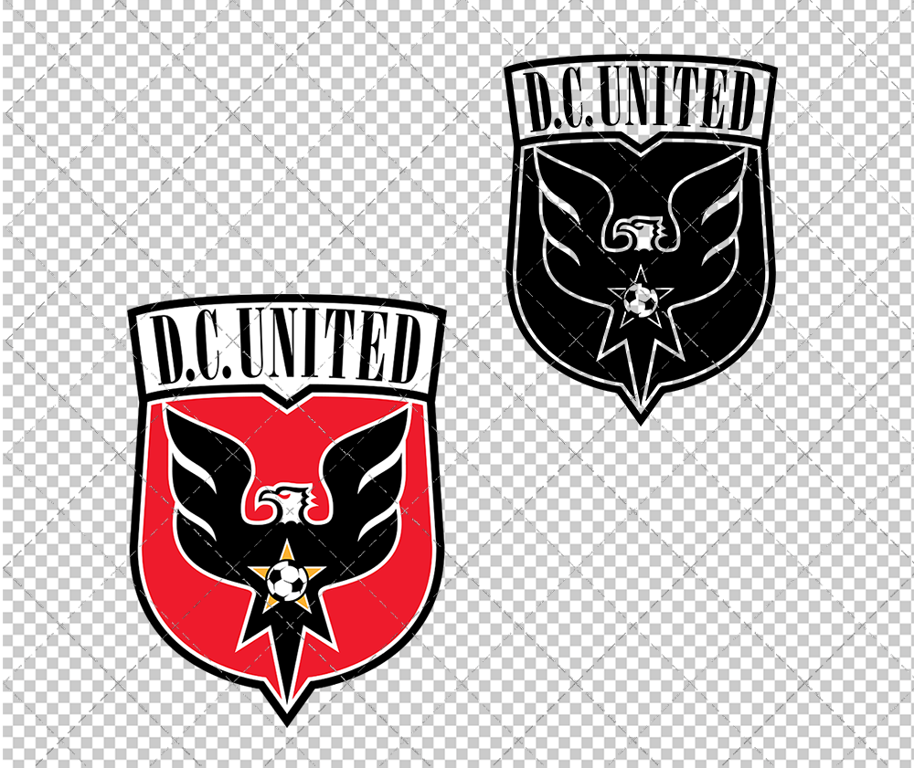D.C. United 1998, Svg, Dxf, Eps, Png - SvgShopArt