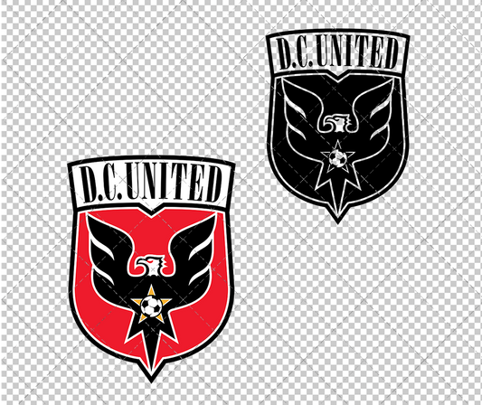 D.C. United 1998, Svg, Dxf, Eps, Png - SvgShopArt