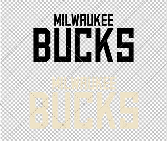 Milwaukee Bucks Wordmark 2015 004, Svg, Dxf, Eps, Png - SvgShopArt