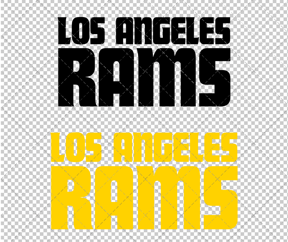 Los Angeles Rams Wordmark 1983 002, Svg, Dxf, Eps, Png - SvgShopArt