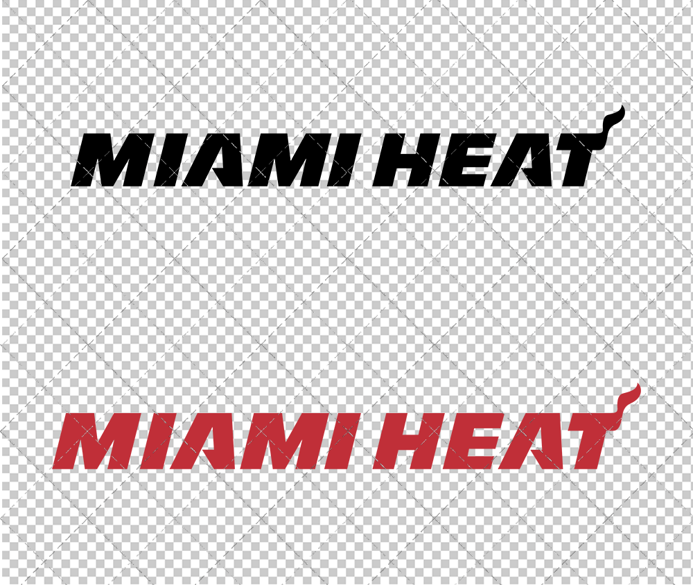 Miami Heat Wordmark 1999, Svg, Dxf, Eps, Png - SvgShopArt