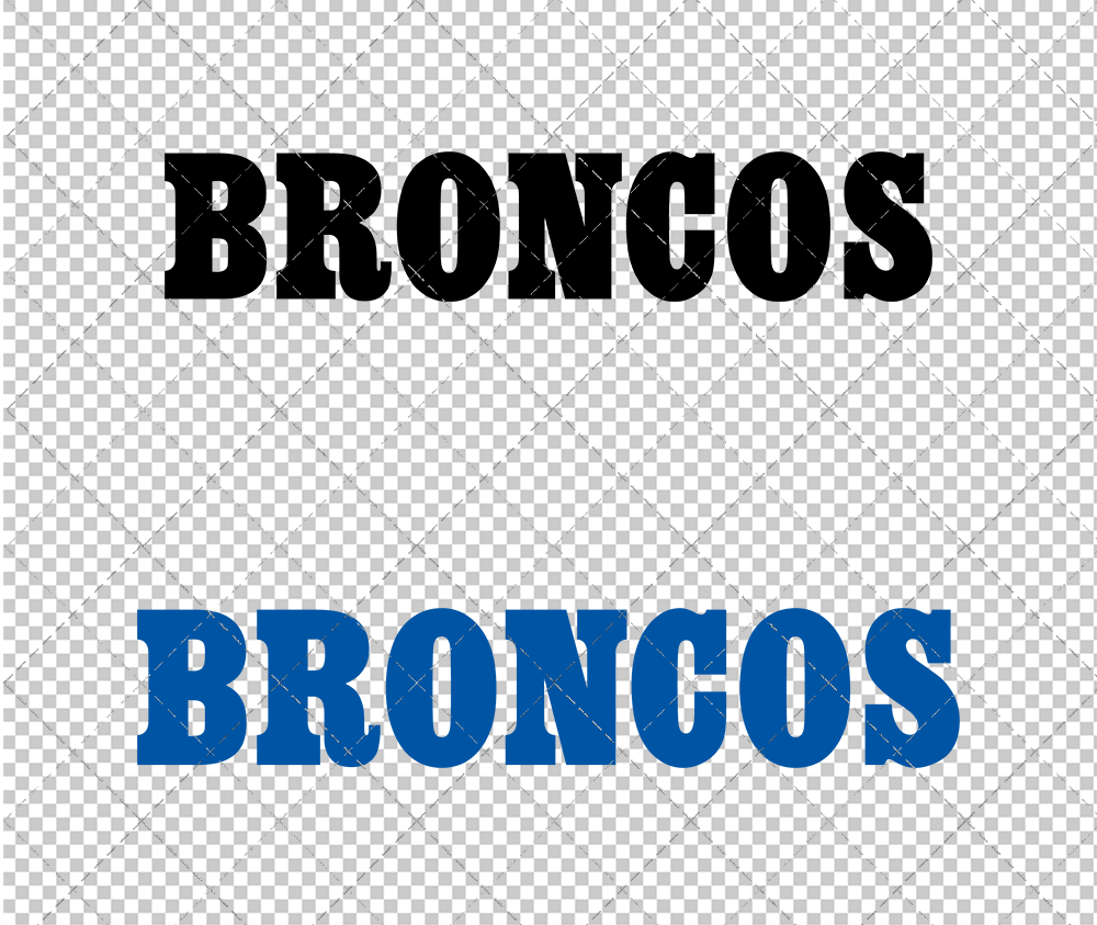 Denver Broncos Wordmark 1972, Svg, Dxf, Eps, Png - SvgShopArt