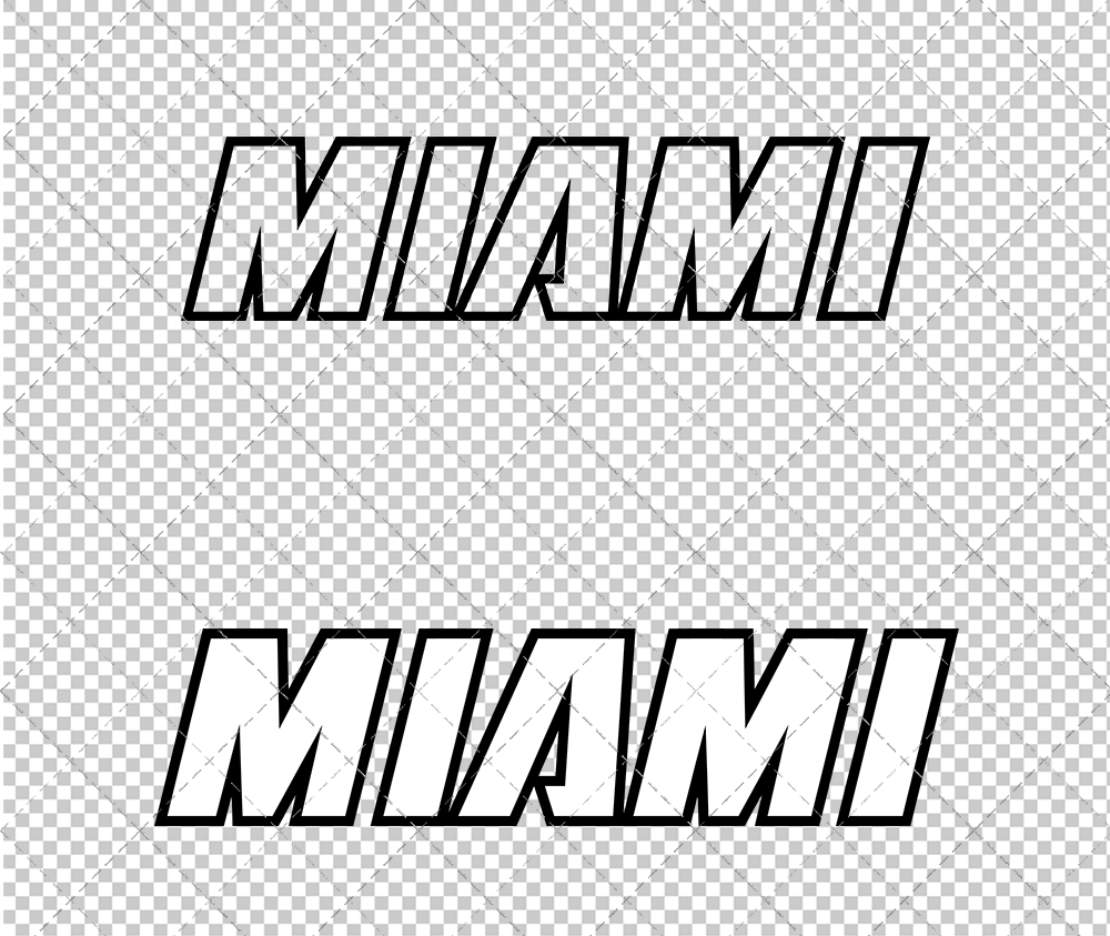 Miami Heat Jersey 1999 003, Svg, Dxf, Eps, Png - SvgShopArt