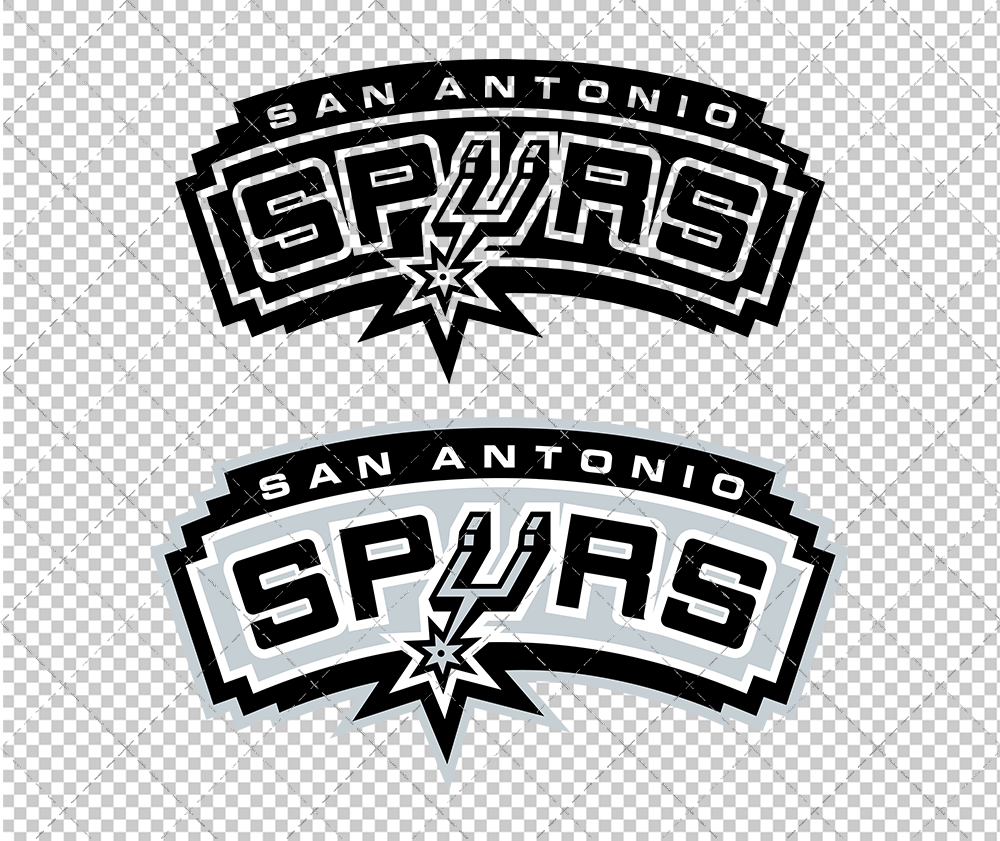 San Antonio Spurs 2002, Svg, Dxf, Eps, Png - SvgShopArt