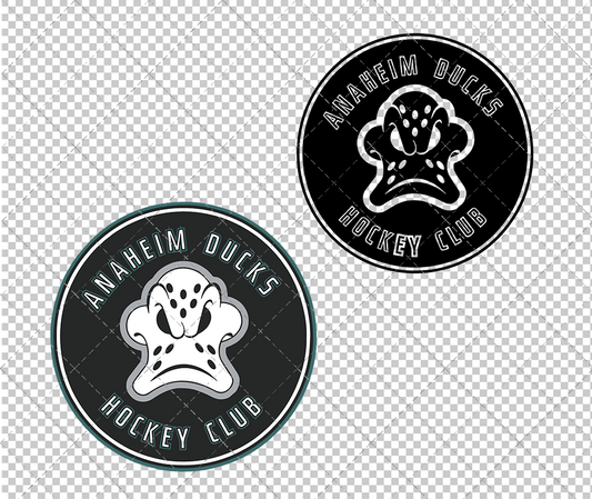 Anaheim Ducks Circle 1993 002, Svg, Dxf, Eps, Png - SvgShopArt