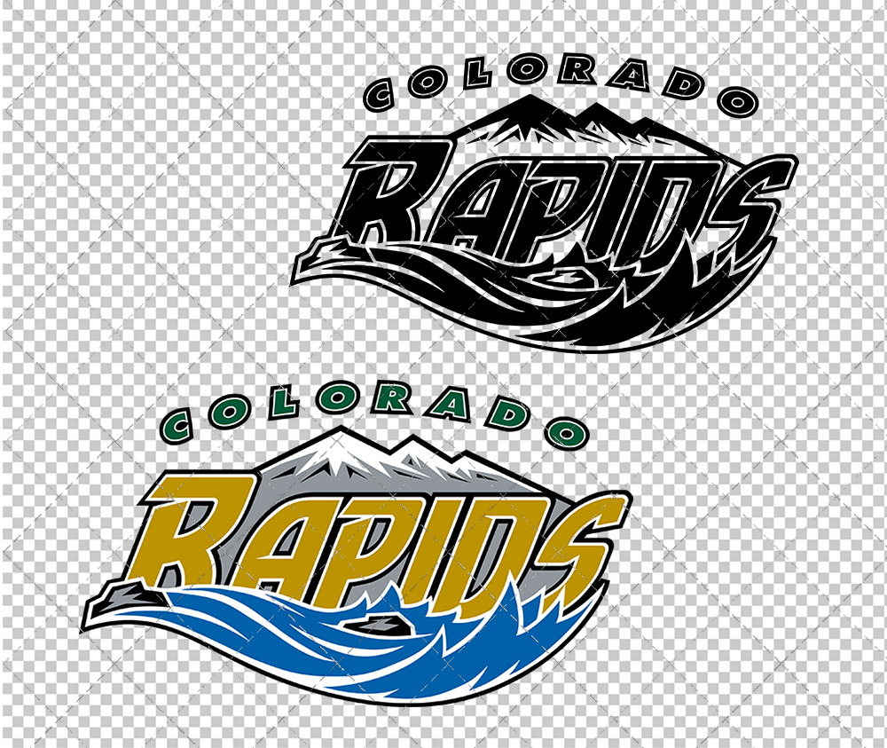 Colorado Rapids 1996, Svg, Dxf, Eps, Png - SvgShopArt