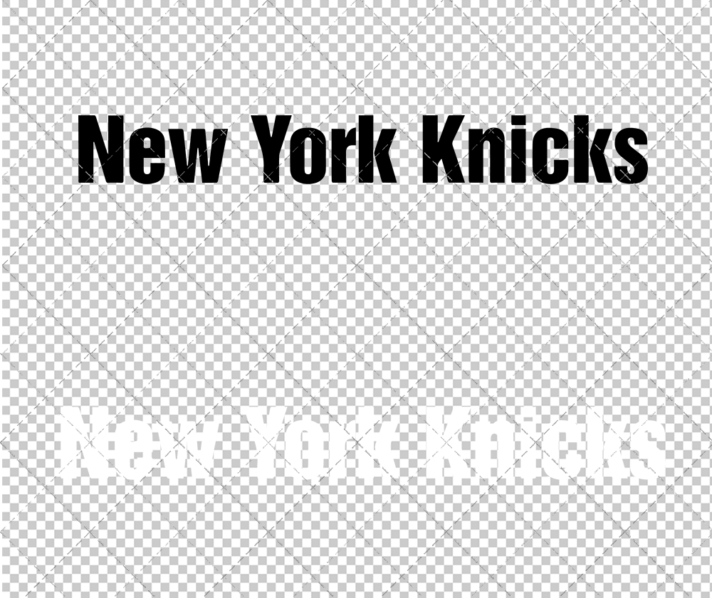 New York Knicks Wordmark 1976 003, Svg, Dxf, Eps, Png - SvgShopArt