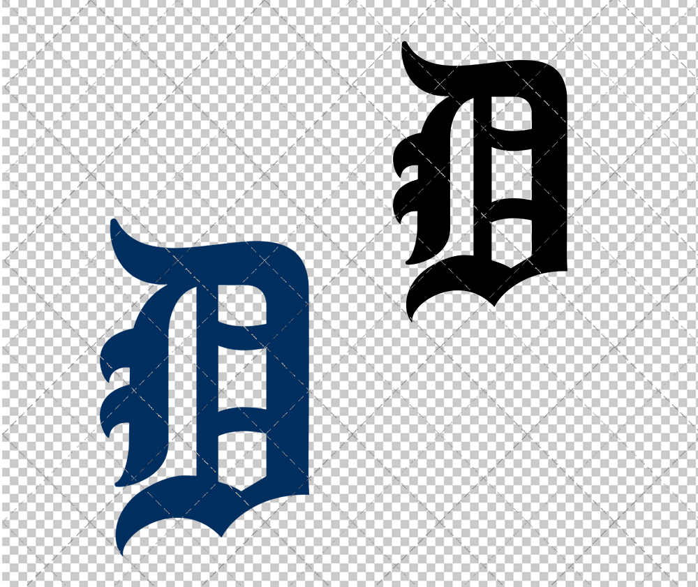 Detroit Tigers 1925, Svg, Dxf, Eps, Png - SvgShopArt
