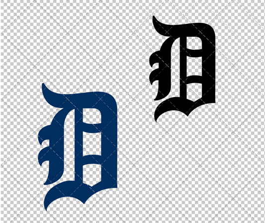 Detroit Tigers 1925, Svg, Dxf, Eps, Png - SvgShopArt