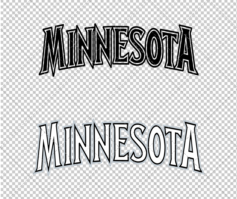 Minnesota Timberwolves Jersey 2008 004, Svg, Dxf, Eps, Png - SvgShopArt