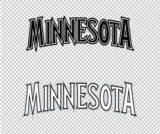 Minnesota Timberwolves Jersey 2008 004, Svg, Dxf, Eps, Png - SvgShopArt