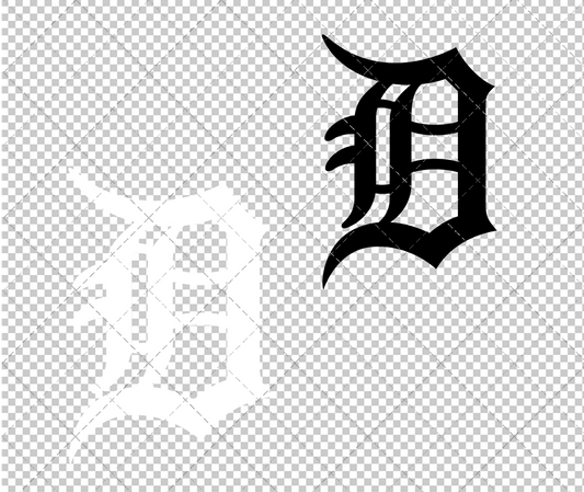Detroit Tigers Cap 1968, Svg, Dxf, Eps, Png - SvgShopArt