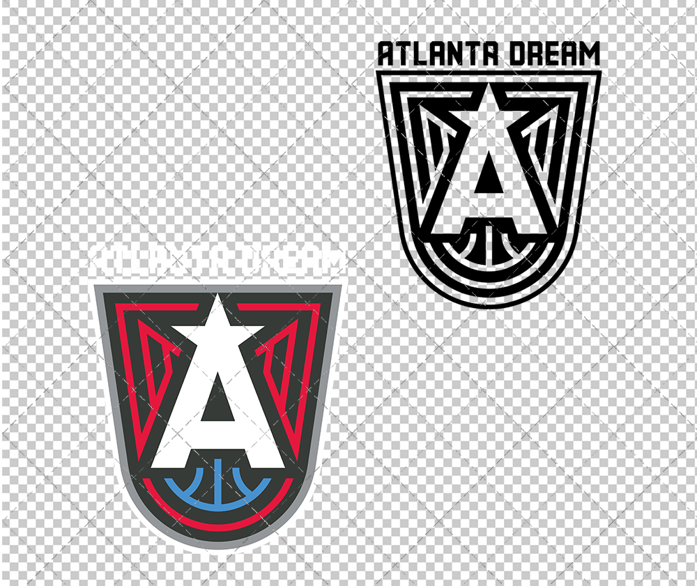 Atlanta Dream Secondary 2022, Svg, Dxf, Eps, Png - SvgShopArt