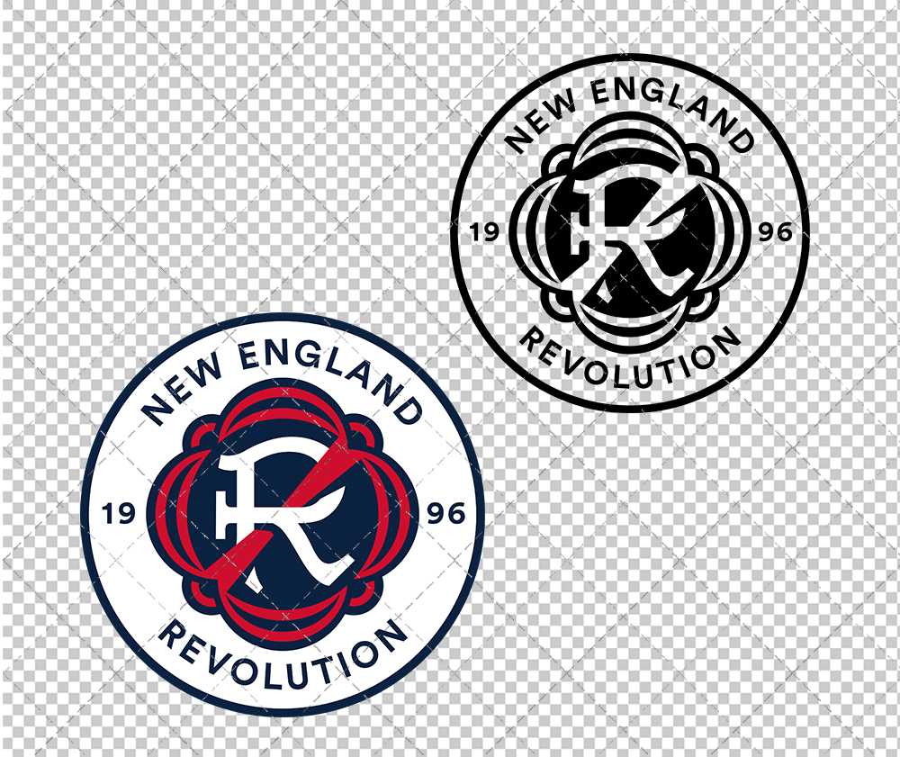 New England Revolution 2022, Svg, Dxf, Eps, Png - SvgShopArt