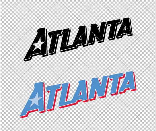 Atlanta Dream Wordmark 2008 002, Svg, Dxf, Eps, Png - SvgShopArt