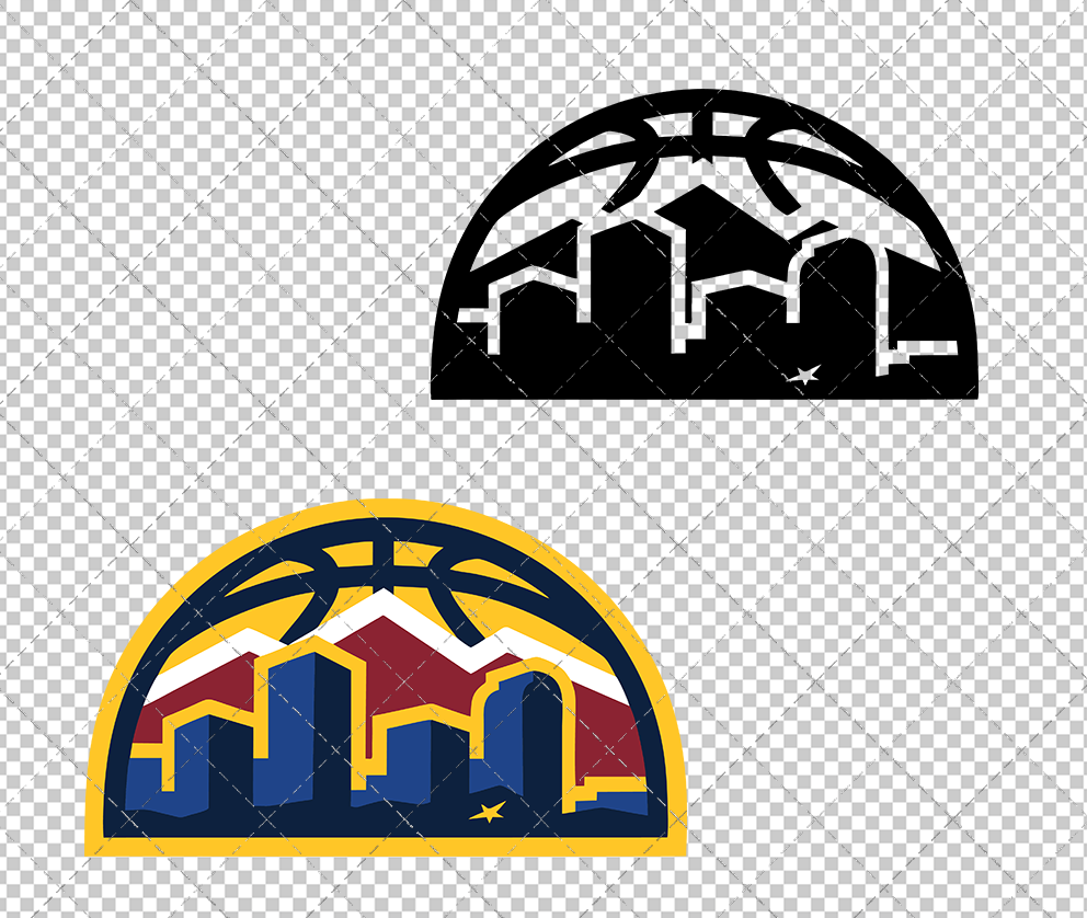 Denver Nuggets Alternate 2018 002, Svg, Dxf, Eps, Png - SvgShopArt