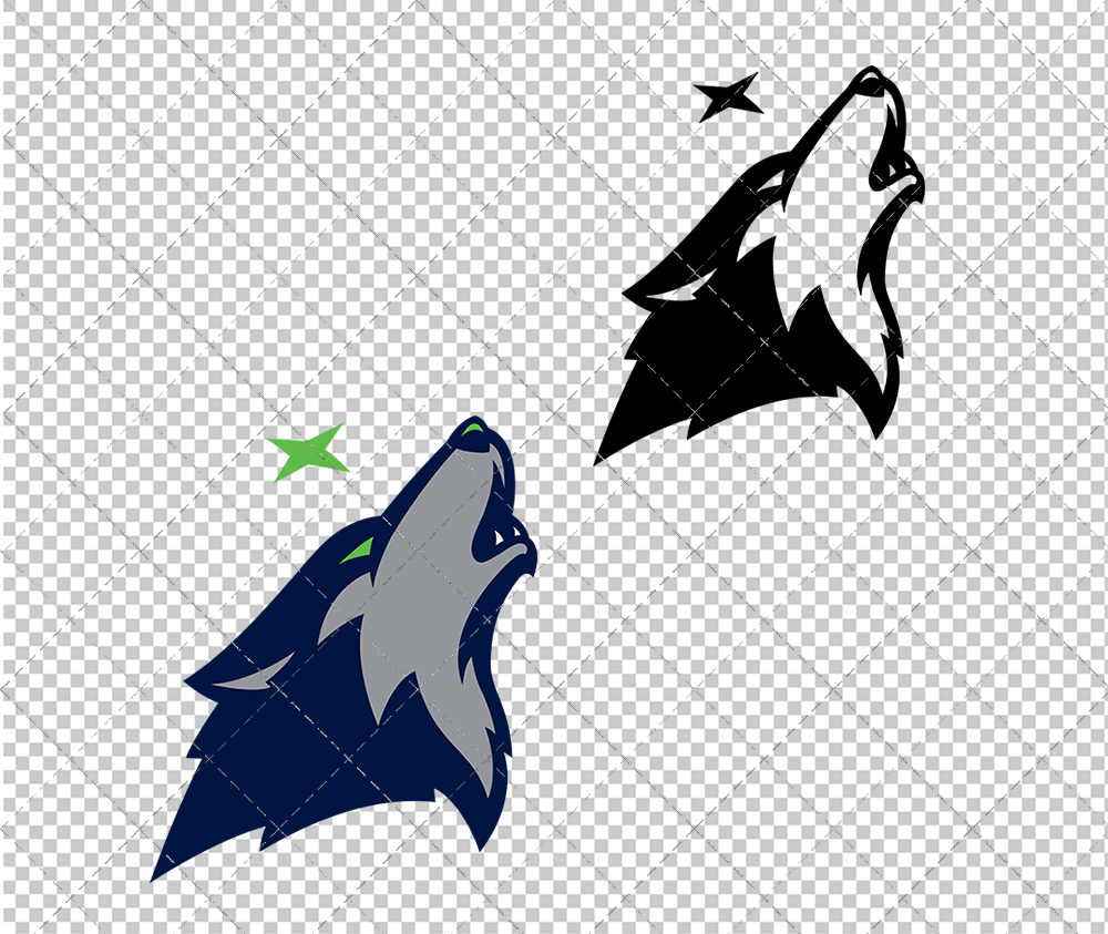 Minnesota Timberwolves Alternate 2017 002, Svg, Dxf, Eps, Png - SvgShopArt