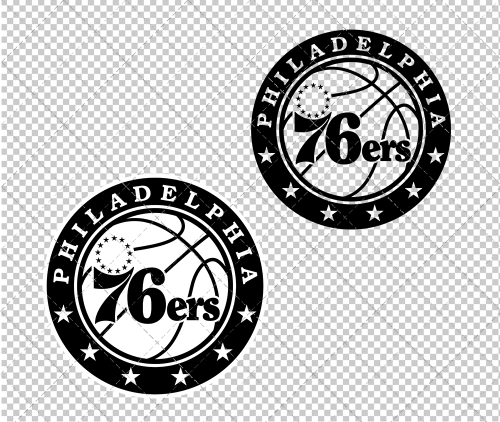 Philadelphia 76ers Concept 2015 004, Svg, Dxf, Eps, Png - SvgShopArt