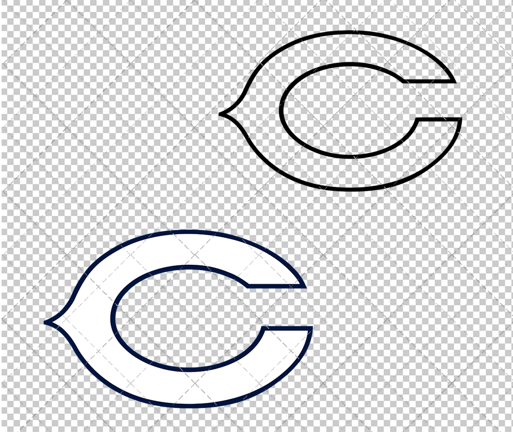 Chicago Bears Alternate 1962, Svg, Dxf, Eps, Png - SvgShopArt