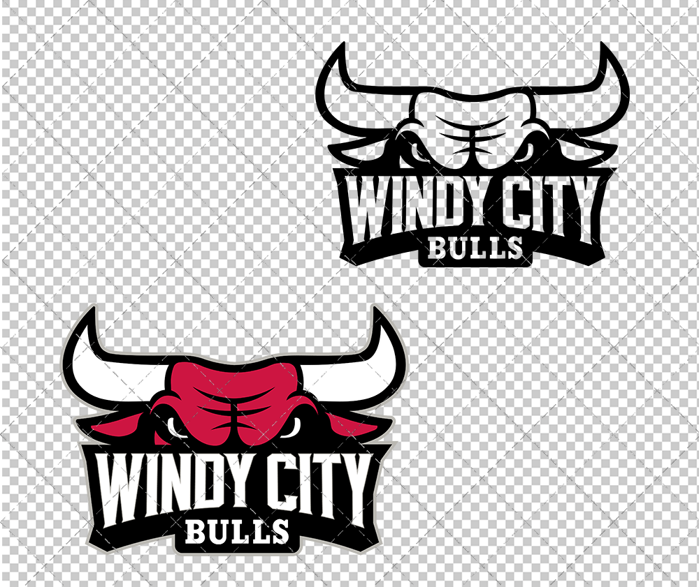 Chicago Bulls Concept 1972 005, Svg, Dxf, Eps, Png - SvgShopArt