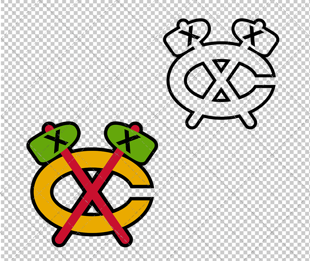 Chicago Blackhawks Alternate 1988, Svg, Dxf, Eps, Png - SvgShopArt