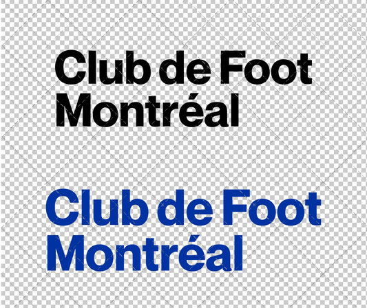 CF Montréal Wordmark 2021, Svg, Dxf, Eps, Png - SvgShopArt