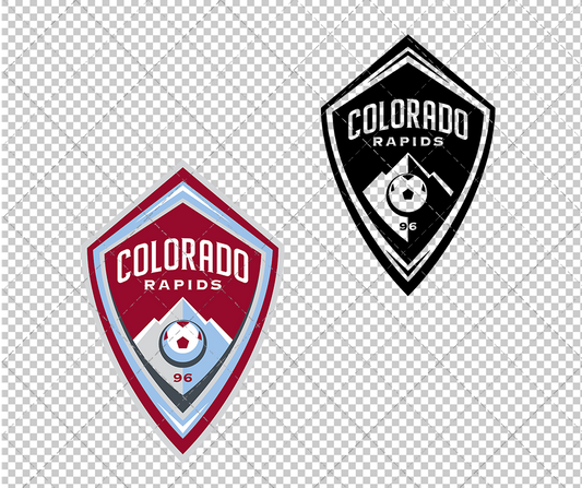 Colorado Rapids 2007, Svg, Dxf, Eps, Png - SvgShopArt