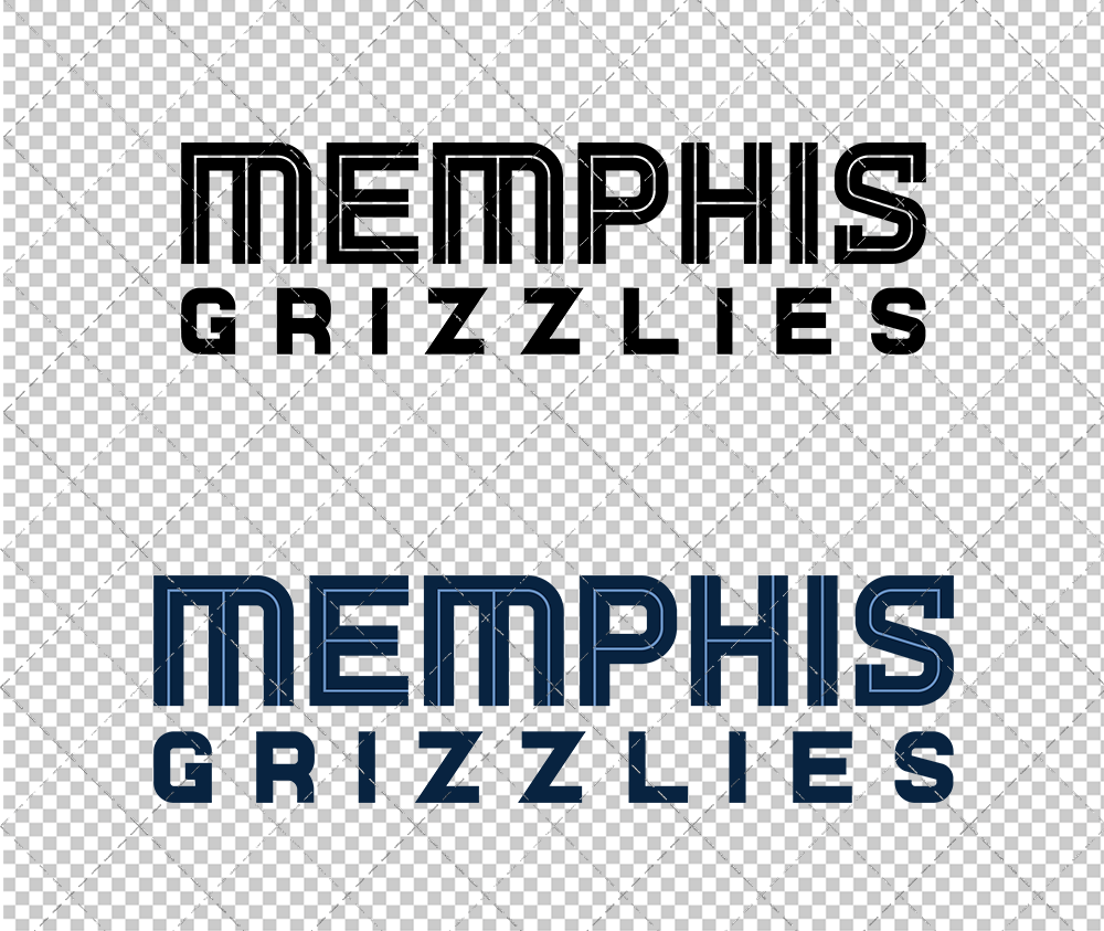 Memphis Grizzlies Wordmark 2018, Svg, Dxf, Eps, Png - SvgShopArt