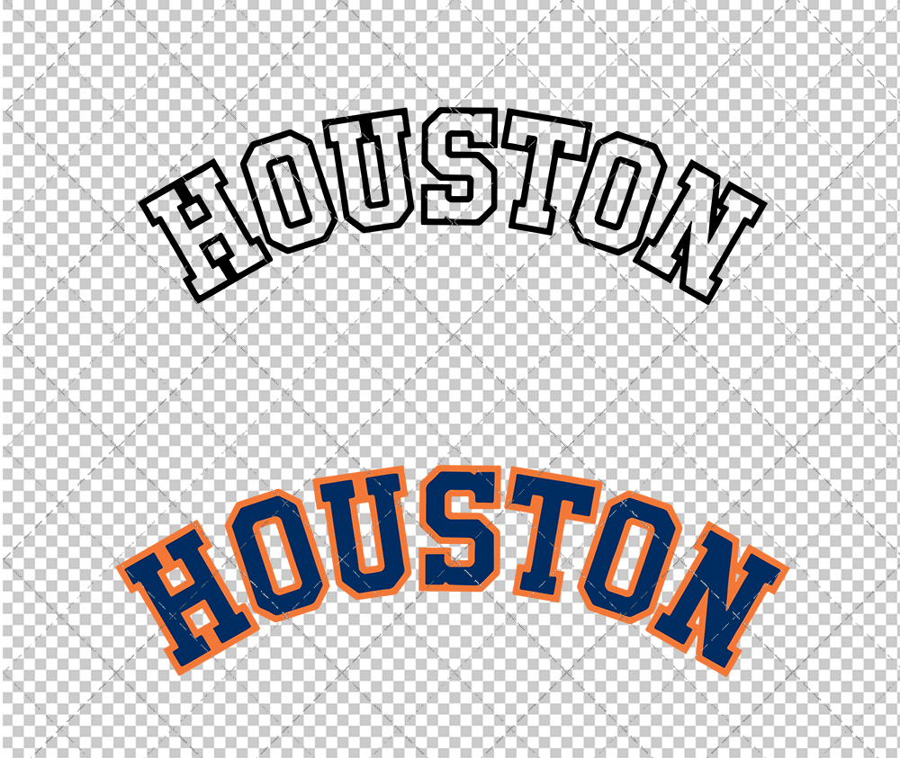 Houston Astros Jersey 1965, Svg, Dxf, Eps, Png - SvgShopArt