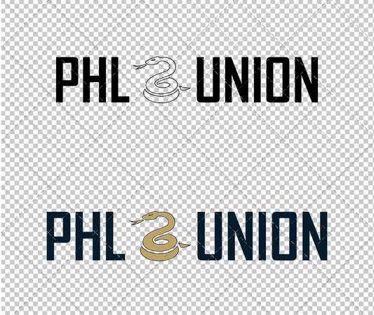 Philadelphia Union Wordmark 2018 002, Svg, Dxf, Eps, Png - SvgShopArt
