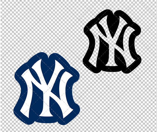 New York Yankees Concept 1968 002, Svg, Dxf, Eps, Png - SvgShopArt