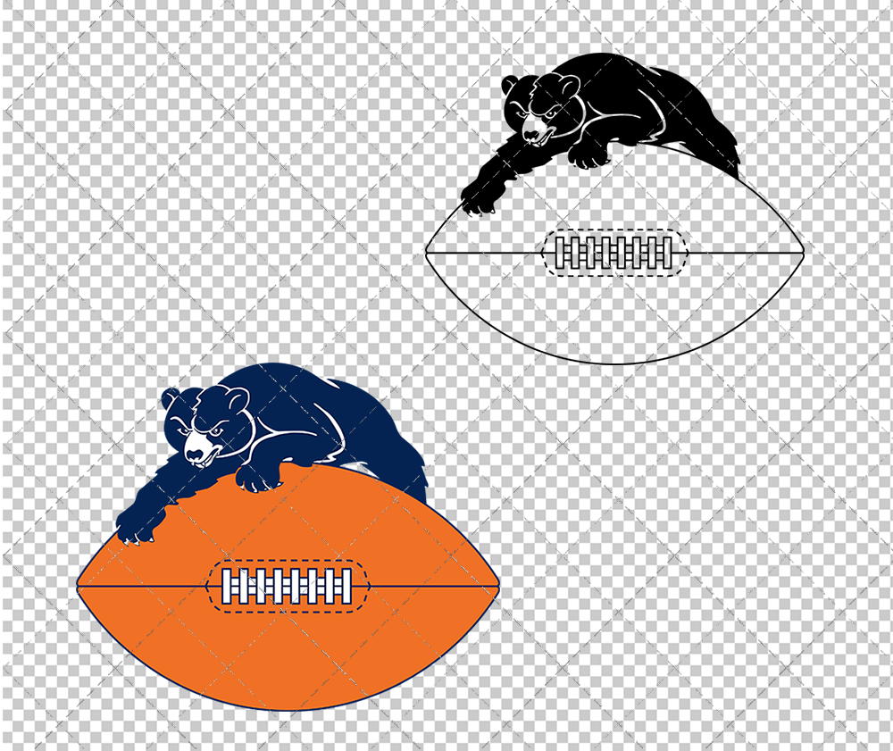 Chicago Bears 1947, Svg, Dxf, Eps, Png - SvgShopArt