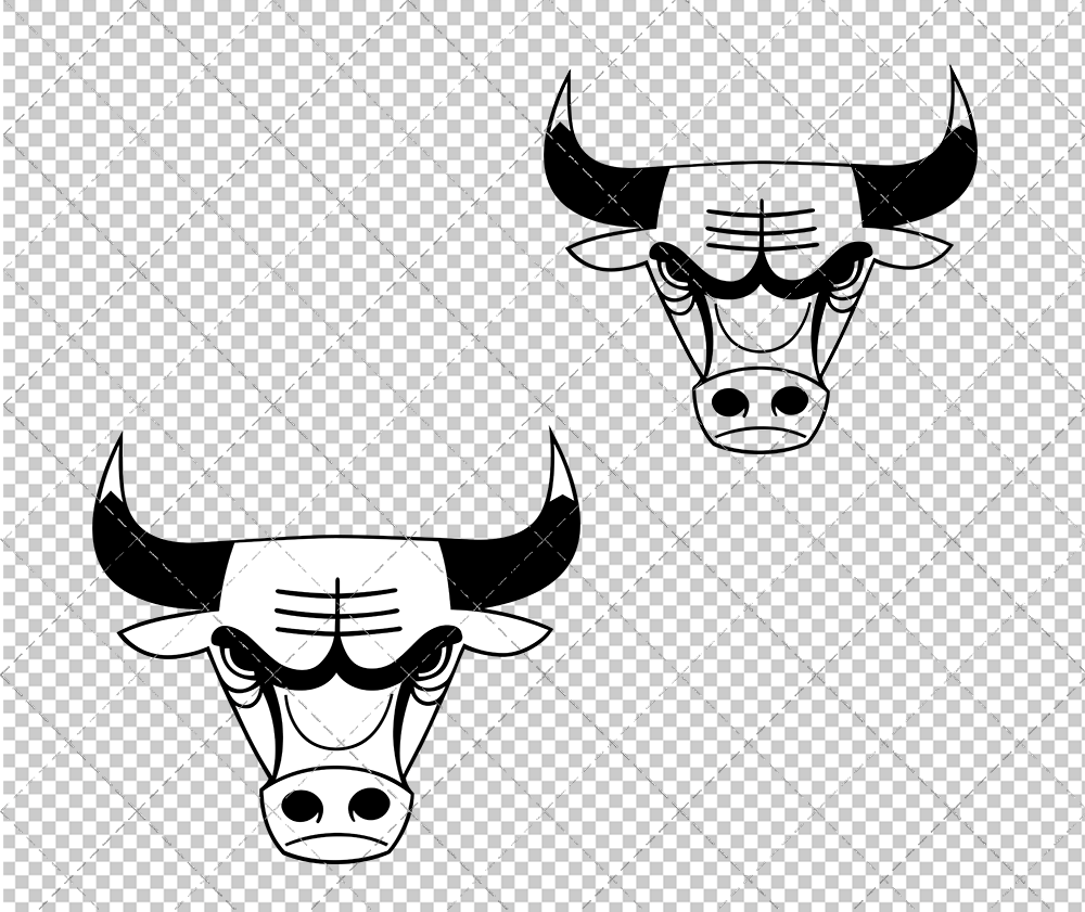 Chicago Bulls Alternate 1975, Svg, Dxf, Eps, Png - SvgShopArt