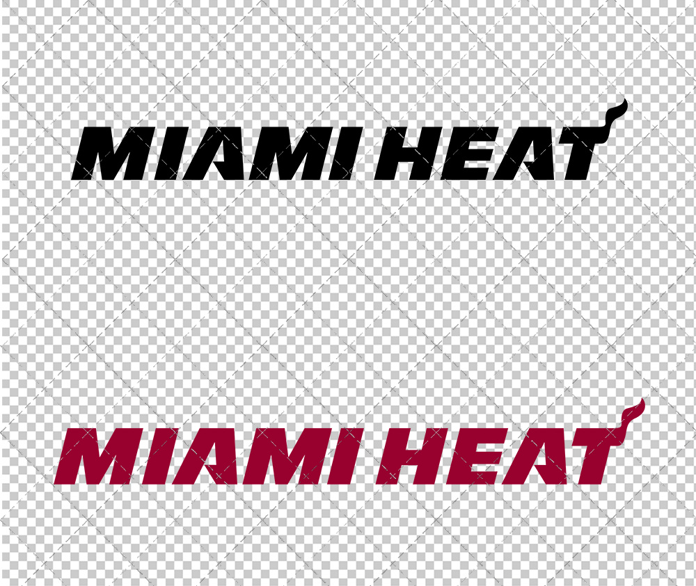 Miami Heat Wordmark 2008, Svg, Dxf, Eps, Png - SvgShopArt